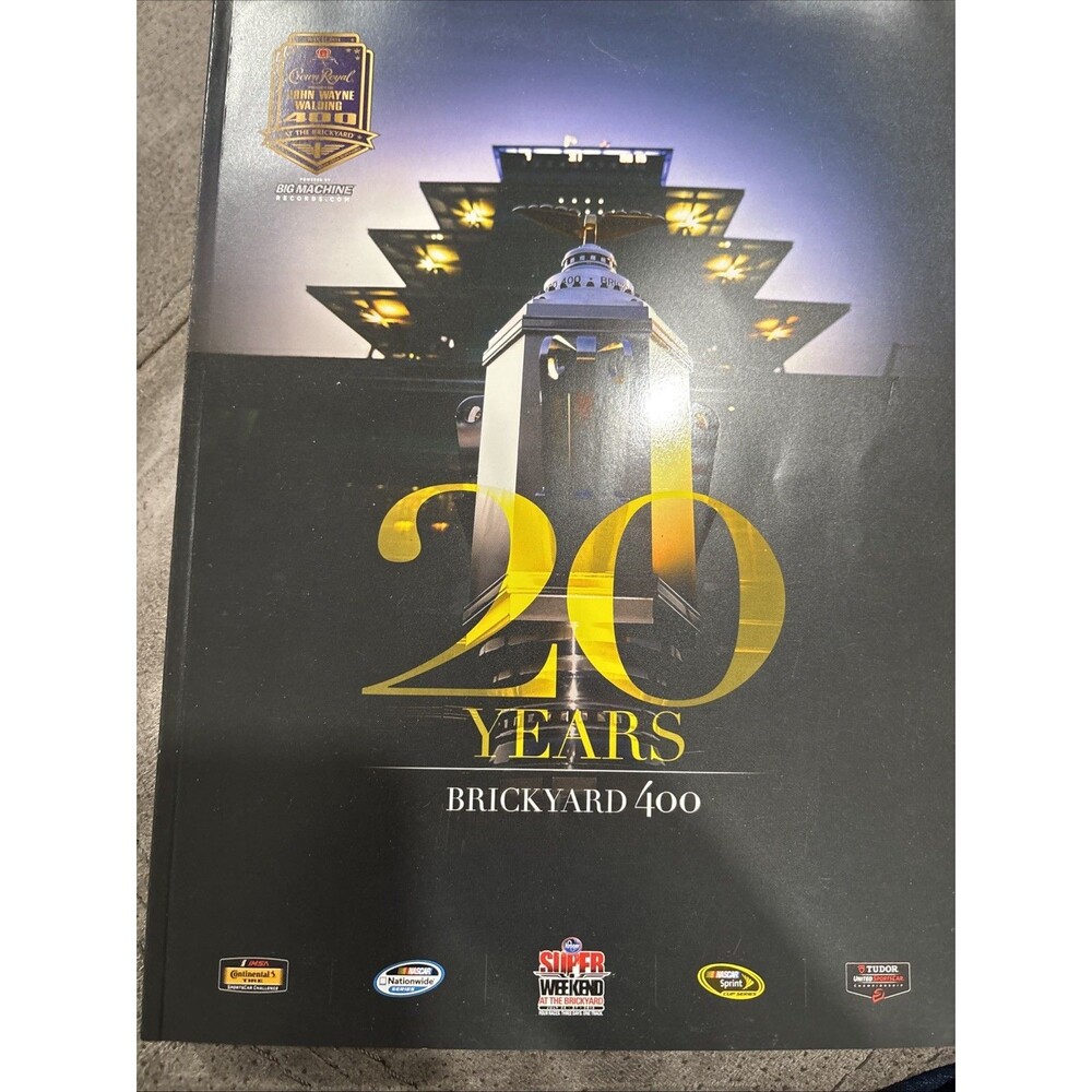 2014 Brickyard 400 NASCAR Official Race Program Racing Indianapolis Speedway